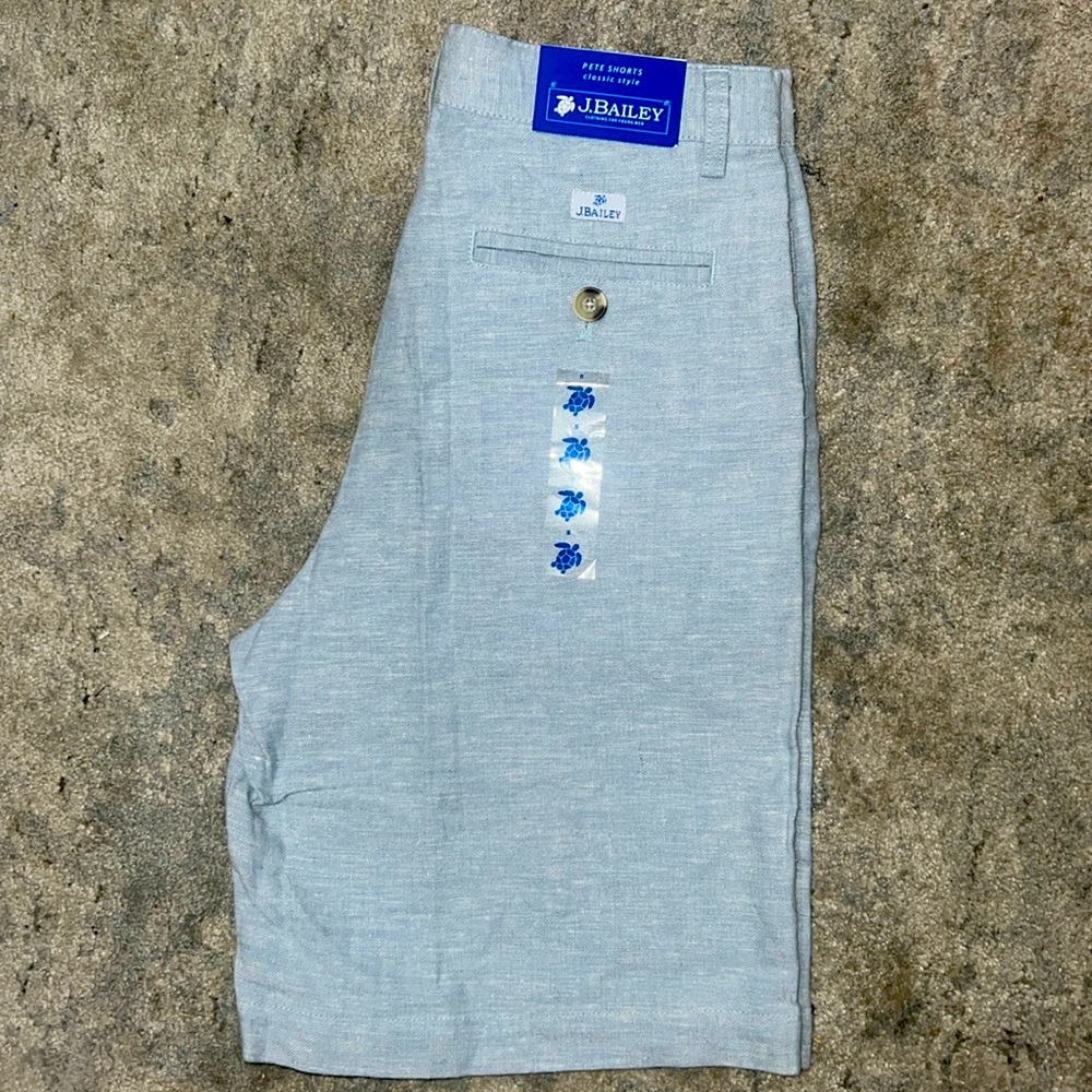 Boy’s J.Bailey Linen Shorts, size 8